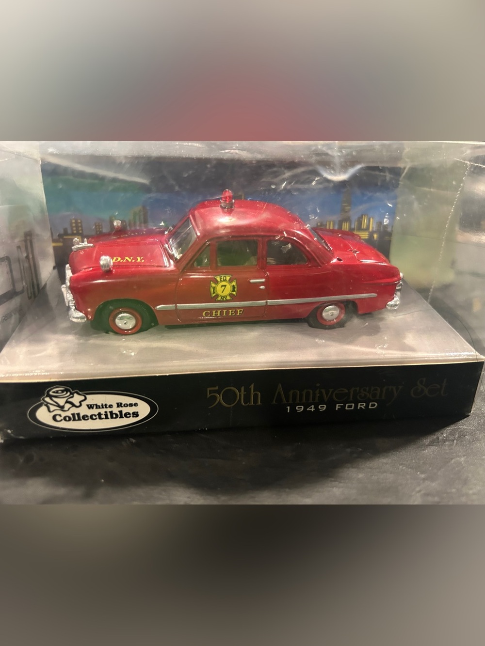 Ford Red 1949 Chief Die-Cast Car - Collectible